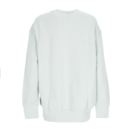 Nike Felpa Girocollo Donna Sportswear Oversized Fleece Crewneck Light Silver/black da donna
