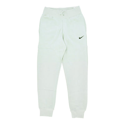 Nike Pantalone Tuta Felpato Donna Sportswear High-waisted Fleece Joggers Light Silver/black da donna