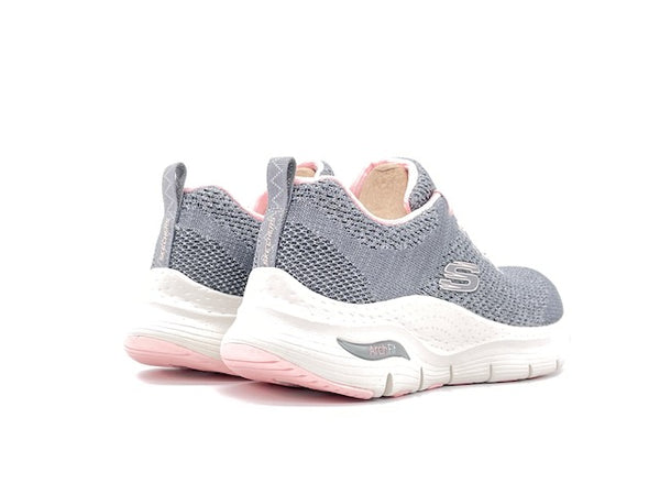 SKECHERS Donna Arch Fit Grey Pink