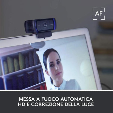 WEBCAM LOGITECH C920 HD PRO USB2 15MP FHD 1920X1080 LOGITECH