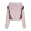 Nike Felpa Cappuccio Corta Donna Sportswear Air Oversized Mod Crop Fleece Hoodie Fossil Stone/plum Eclipse/plum Eclipse da donna