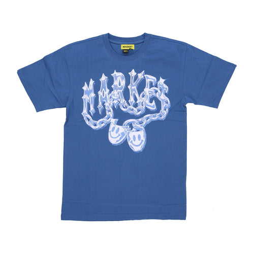 MARKET Maglietta Uomo Chain Tee X Smiley Atlantic da uomo