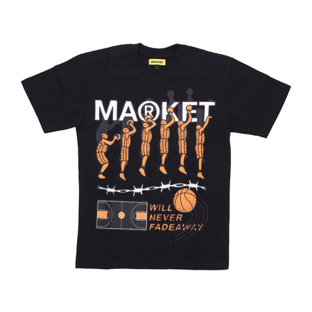 MARKET Maglietta Uomo Jump Shot Tee White da uomo