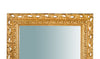 Biscottini SPECCHIERA DA PARETE IN LEGNO FINITURA FOGLIA ORO ANTICATO L70XPR5XH90 cm Made in Italy
