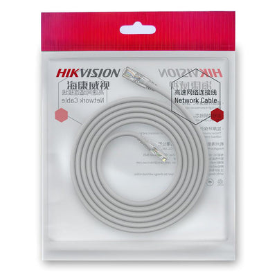 HIKVISION DS-1NP6ADL0-GR-1MT - CAVO LAN U/UTP WITH 50U GOLD PLATED RJ45 PLUG - 1M - GREY