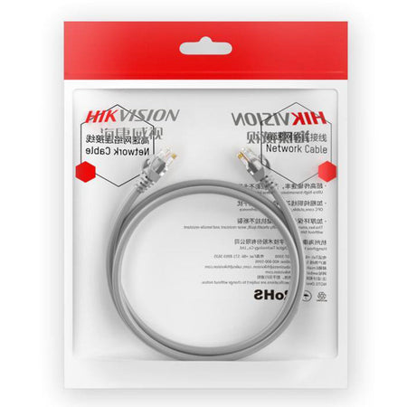 HIKVISION DS-1NP6UEC0-GR-10MT - CAVO LAN CAT6 U/UTP - 10M - GREY
