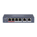 HIKVISION DS-3E0106P-E/M - UNMANAGED SWITCH 4 POE PORTS - 2 UPLINK PORT