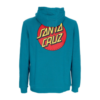 SANTA CRUZ Felpa Cappuccio Uomo Classic Dot Chest Hoodie Verdigris da uomo