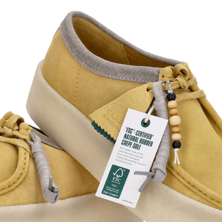 CLARKS Scarpa Lifestyle Uomo Wallabee Cup Amber Gold da uomo