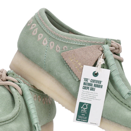 CLARKS Scarpa Lifestyle Uomo Wallabee Green da uomo