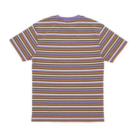 SANTA CRUZ Maglietta Uomo Classic Label Stripe Tee Moss Stripe da uomo