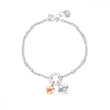 STROILI - Bracciale Lady Chic Acciaio bicolore Cuore e Cristalli