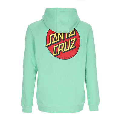 SANTA CRUZ Felpa Cappuccio Uomo Classic Dot Chest Hoodie Apple Mint da uomo
