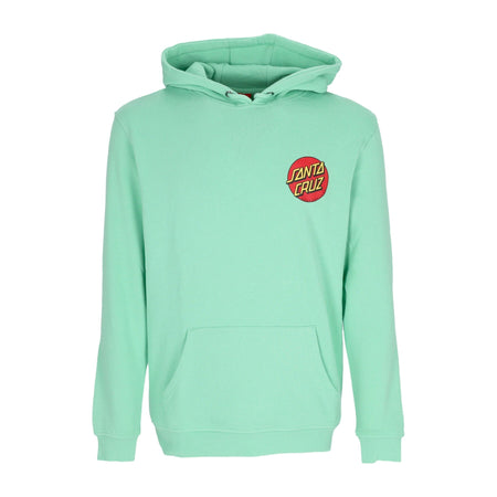 SANTA CRUZ Felpa Cappuccio Uomo Classic Dot Chest Hoodie Apple Mint da uomo