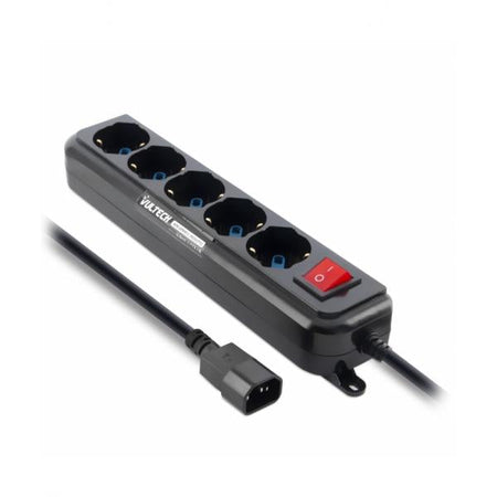 VULTECH MU-UPS01 - MULTIPRESA PER UPS 5 INGRESSI CON TASTO ON/OFF