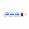 VULTECH MU-02 - MULTIPRESA BIPASSO 9 INGRESSI CON TASTO ON/OFF