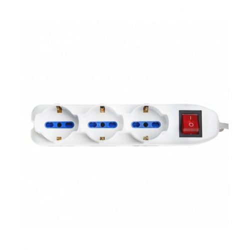 VULTECH MU-02 - MULTIPRESA BIPASSO 9 INGRESSI CON TASTO ON/OFF