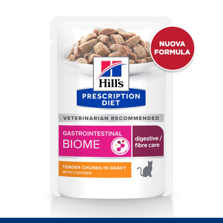 Hill's Prescription Diet Gastrointestinal Biome umido Gatti Adulti pollo e verdure 82 gr