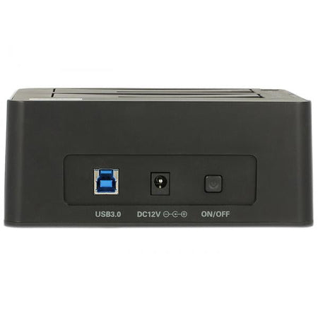 Delock HDD SATA con doppia docking station > USB 3.0 con funzione clone - Controller di archiviazione con clonazione One-Touch - 2,5", 3,5" (6,4 cm, 8,9 cm)