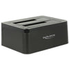 Delock HDD SATA con doppia docking station > USB 3.0 con funzione clone - Controller di archiviazione con clonazione One-Touch - 2,5, 3,5 (6,4 cm, 8,9 cm)