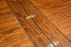 Biscottini Tavolo allungabile Country fatto a mano in legno massello di tiglio struttura bianca anticata piano noce Made in Italy