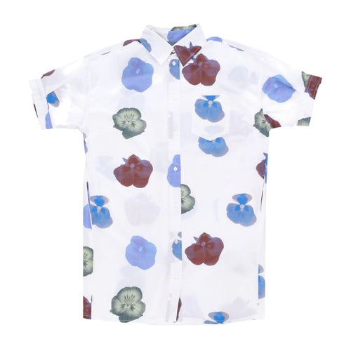 OBEY Vestito Donna Hana Shirt Dress White Multi da donna
