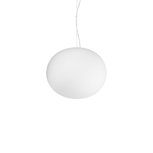 Lampadario A Sospensione Contemporaneo Cotton Metallo Bianco1 Luce E27 42W Ip20