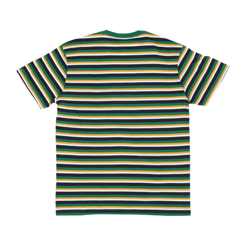 HUF Maglietta Uomo Webster Stripe Knit Top Gold da uomo