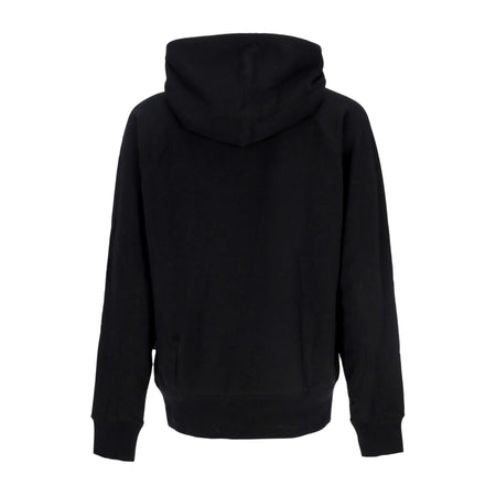 Nike Felpa Leggera Cappuccio Uomo Sportswear Air French Terry Hoodie Black/black da uomo