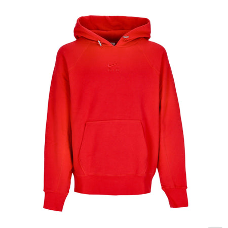 Nike Felpa Leggera Cappuccio Uomo Sportswear Air French Terry Hoodie University Red/university Red da uomo