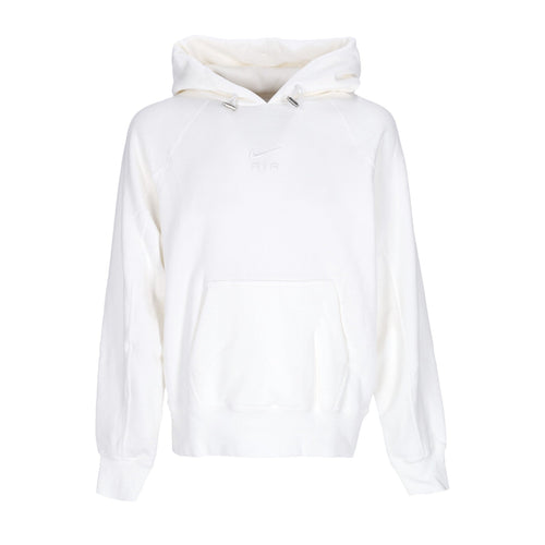Nike Felpa Leggera Cappuccio Uomo Sportswear Air French Terry Hoodie White/white da uomo