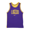 NIKE NBA Canotta Basket Uomo Nba Courtside Dna Dri-fit Graphic Tank Loslak Field Purple/amarillo da uomo