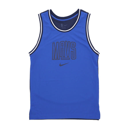NIKE NBA Canotta Basket Uomo Nba Courtside Dna Dri-fit Graphic Tank Dalmav Game Royal/college Navy da uomo