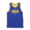 NIKE NBA Canotta Basket Uomo Nba Courtside Dna Dri-fit Graphic Tank Golwar Rush Blue/amarillo da uomo