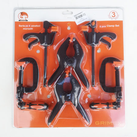 Serie di 6pz di strettoi morsetti in plastica