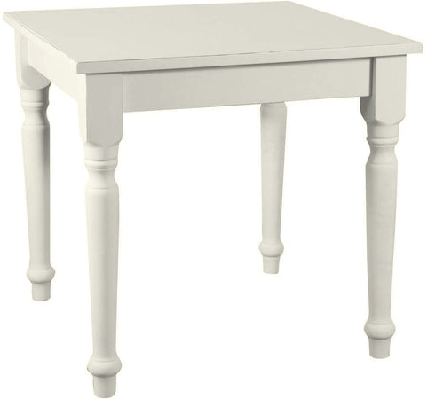 Biscottini Tavolo fisso Country Biscottini legno tiglio bianco anticato 80x80x78 Made Italy
