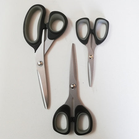 Set di 3 forbici multiuso per taglio carta stoffa cuoio