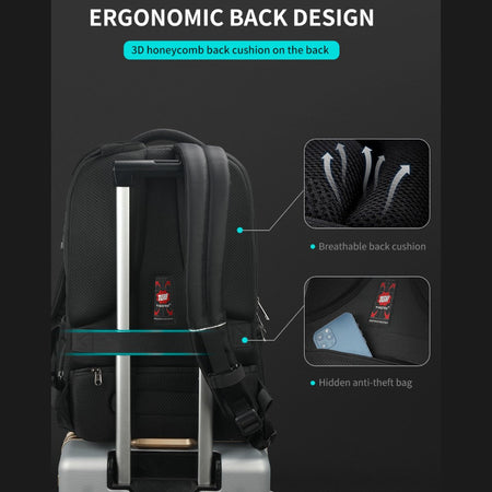 Tigernu zaino da viaggio e lavoro T-B3105 3A nero