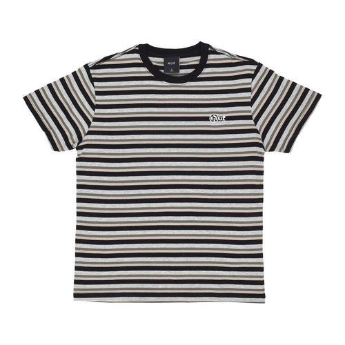 HUF Maglietta Uomo Webster Stripe Knit Top Cream da uomo