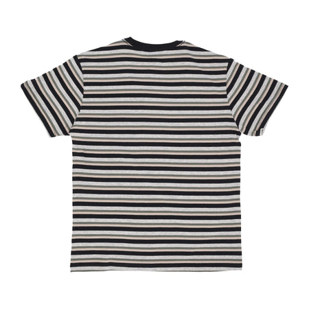 HUF Maglietta Uomo Webster Stripe Knit Top Cream da uomo