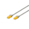 Cavo di rete UTP dritto non schermato CaT. 6A con Plug - Guaina LSZH - Lunghezza 3Mt. - Grigio