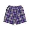 HUF Pantalone Corto Uomo Cortland Flannel Easy Short Purple da uomo