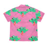 OBEY Camicia Manica Corta Uomo Frogman Woven S Wild Rose Multi da uomo