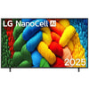 LG 75NANO80A3B - 75 SMART TV NANOCELL 4K - BLACK - EU