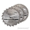 Silverline Lame per seghe circolari in TCT da 20 24 40 denti 3p.zi Silverline