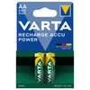 VARTA RECHARGE ACCU POWER - BLISTER 2 BATTERIE MINISTILO AA RICARICABILI 2100mAh - MASTER CARTON DA 10 PZ