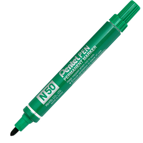 Marcatore Pentel Pen N50 Verde P.Tonda