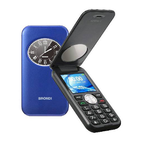 TEL. CELL. BRONDI WINDOW 2 BLUE METAL