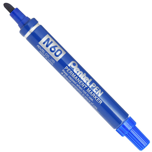 Marcatore Pentel Pen N60 Blu P.Scalpello
