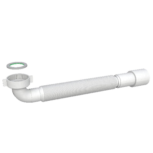 Tubo scarico flessibile jolly magic flex con attacco curvo